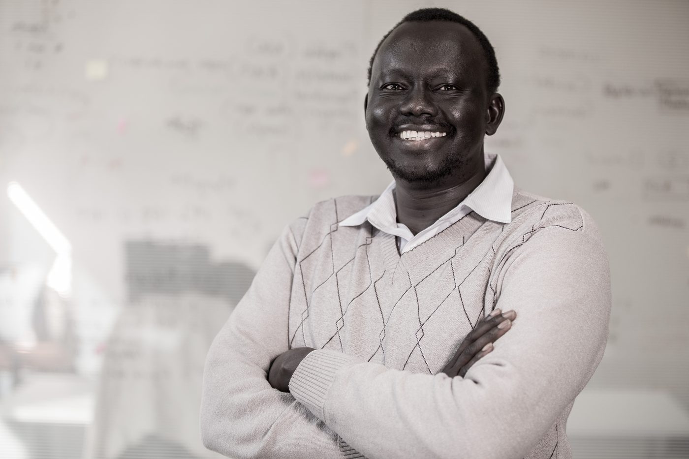 Nhial Majok, founder of Nile AI, Melbourne